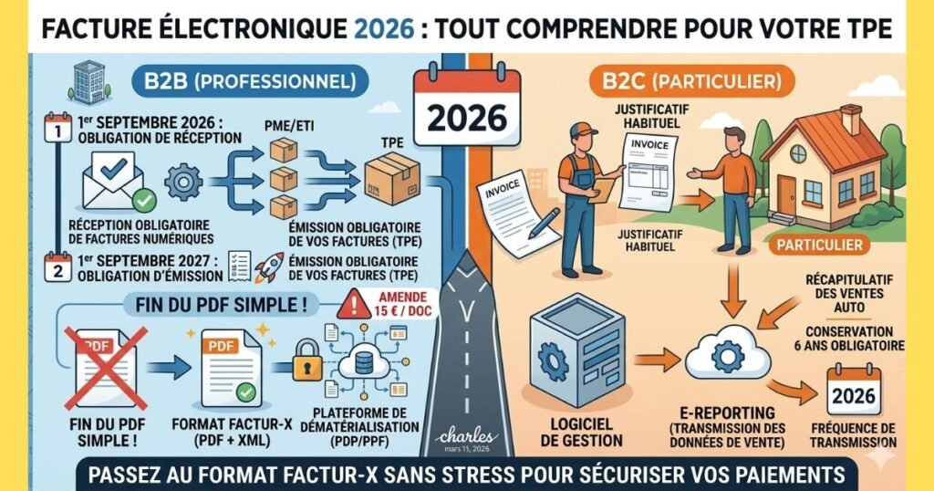 Facture électronique 2026 : tout comprendre pour votre TPE