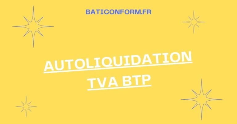 autoliquidation tva btp