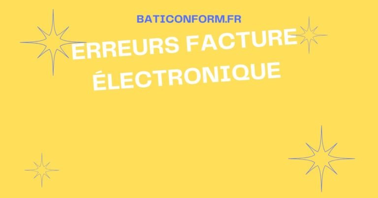 image éviter erreurs facture électronique