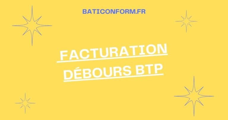 facturation débours btp