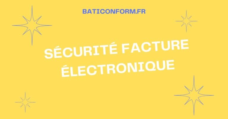 sécurité facture électronique