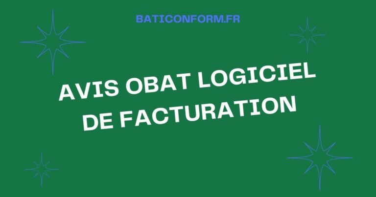 Avis Obat logiciel de facturation