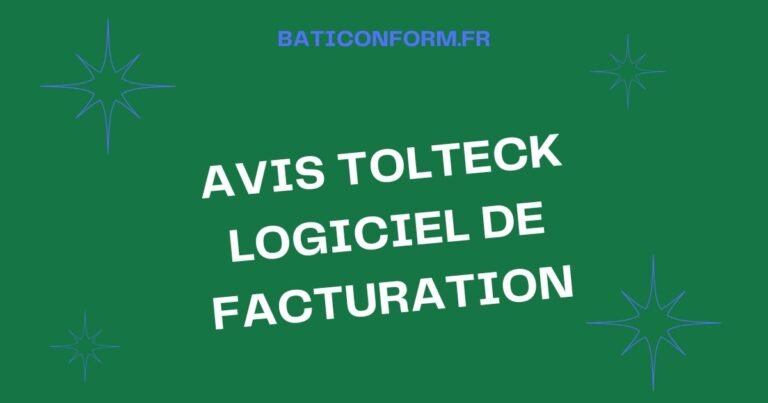 Avis Tolteck logiciel de facturation