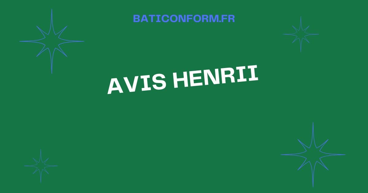 avis henrii
